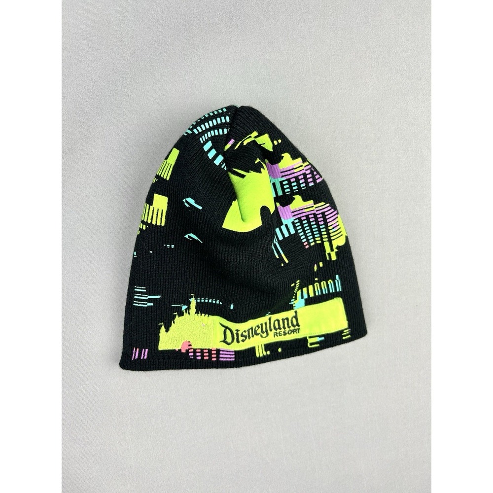 Disneyland Resort Adult Knit‎ Neon Beanie Winter Hat NEW NWT